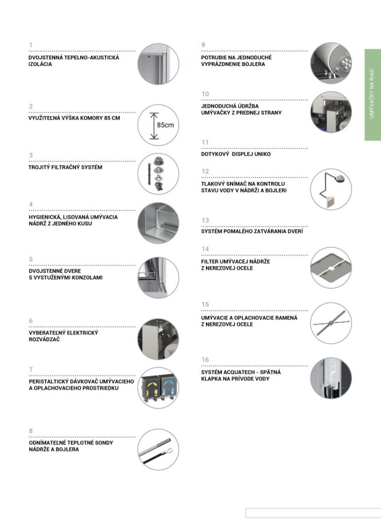 Umývačka čierneho riadu a prepraviek KRUPPS EL981E
