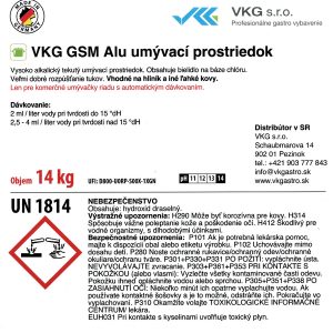 VKG GSM Alu umývací prostriedok na hliník