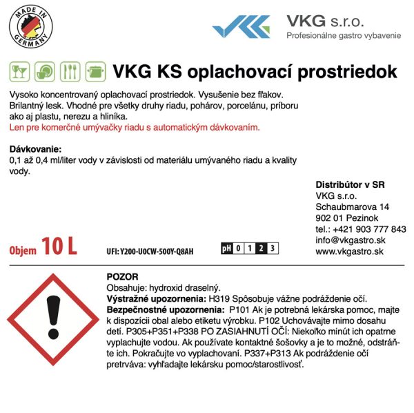 VKG KS oplachovací prostriedok