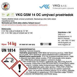 VKG GSM 14 OC umyvaci prostriedok